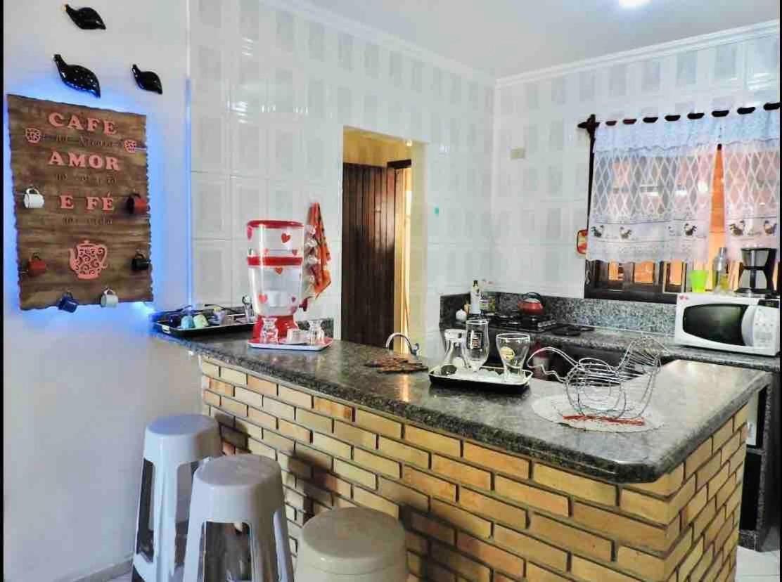 Paz E Mar Beach House - Area Gourmet Completa Карагуататуба Экстерьер фото