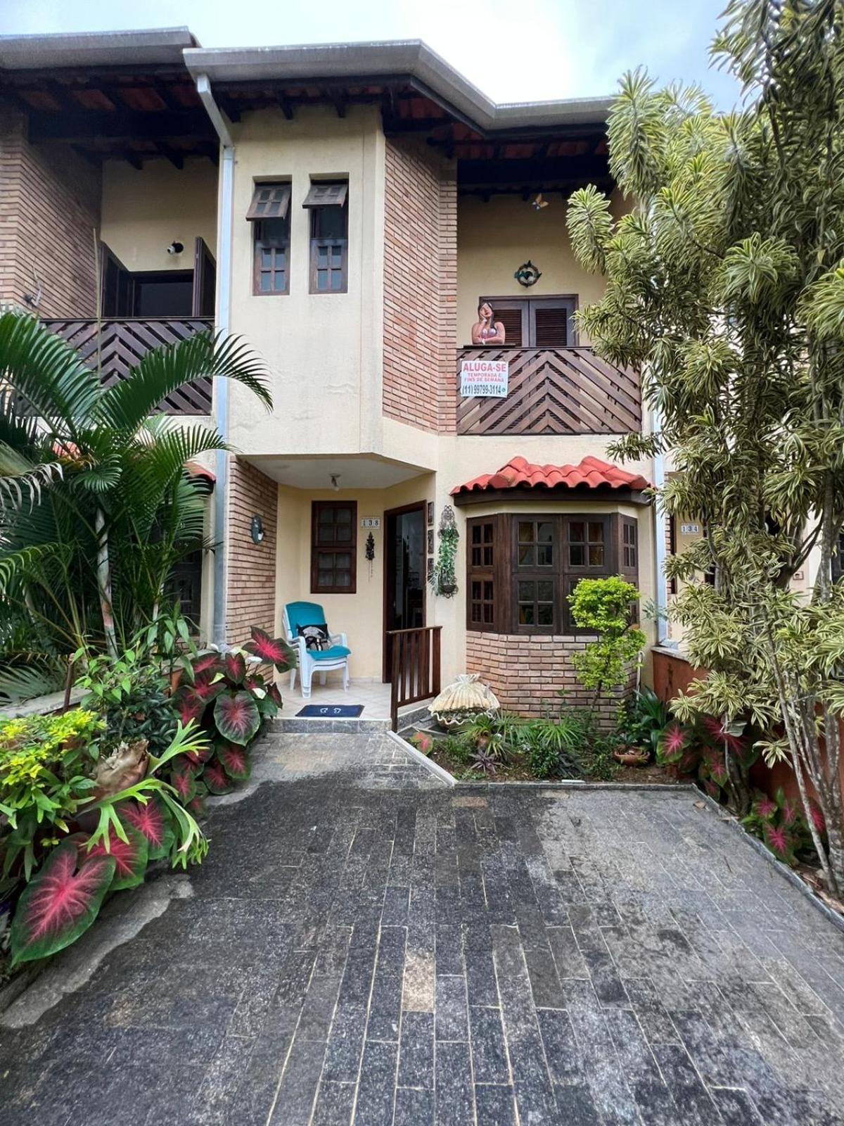 Paz E Mar Beach House - Area Gourmet Completa Карагуататуба Экстерьер фото